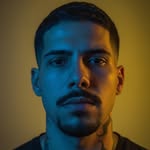 Retrato de Matheus M, tatuador especialista em realismo no Rio de Janeiro